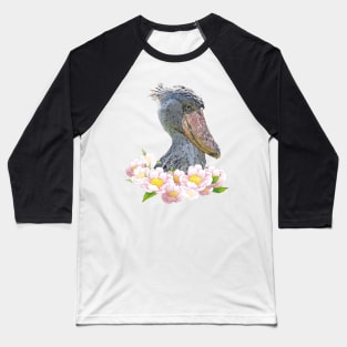 Shoebill Baseball T-Shirt